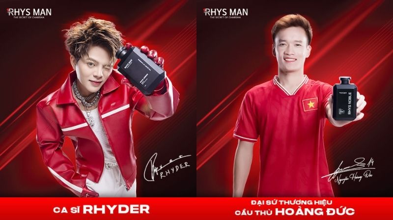 Đại sứ thương hiệu RHYDER và Hoàng Đức