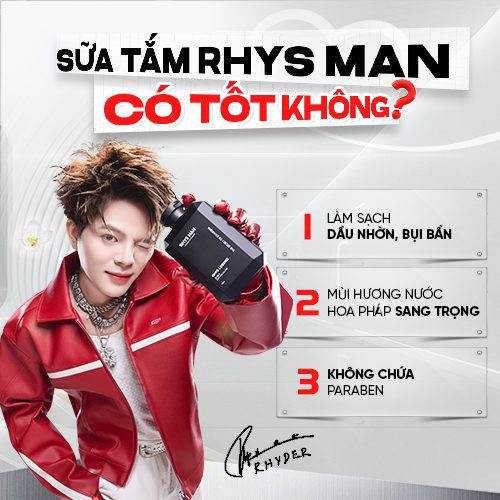 sữa tắm rhys man