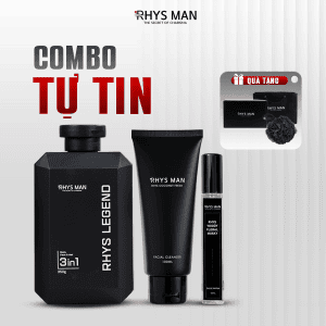 COMBO TỰ TIN (Tặng bông tắm than tre, túi và hộp)